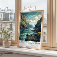 Giant’s Causeway Northern Ireland Poster