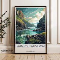 Giant’s Causeway Northern Ireland Poster