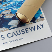 Giant’s Causeway Poster | Northern Ireland Wall Art