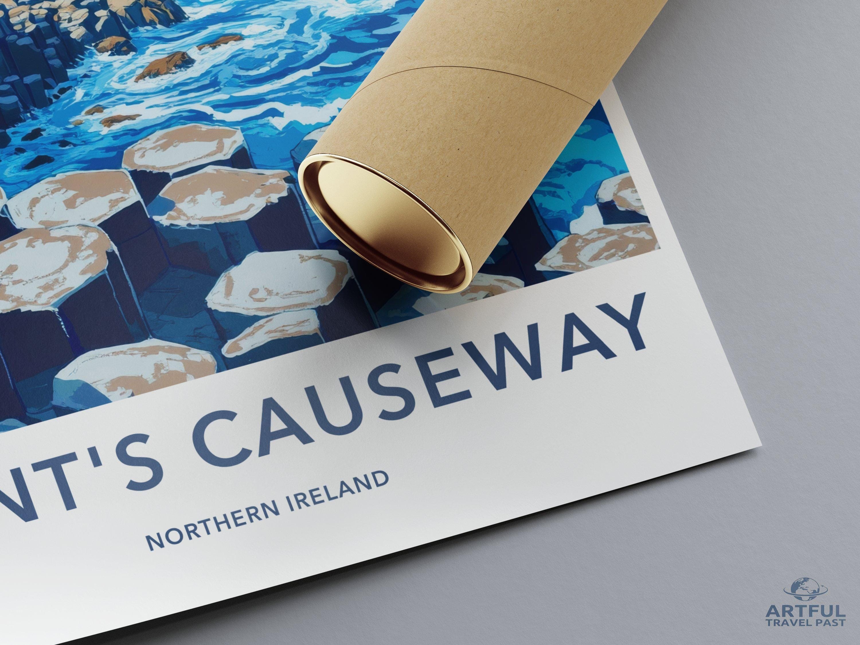 Giant’s Causeway Poster | Northern Ireland Wall Art