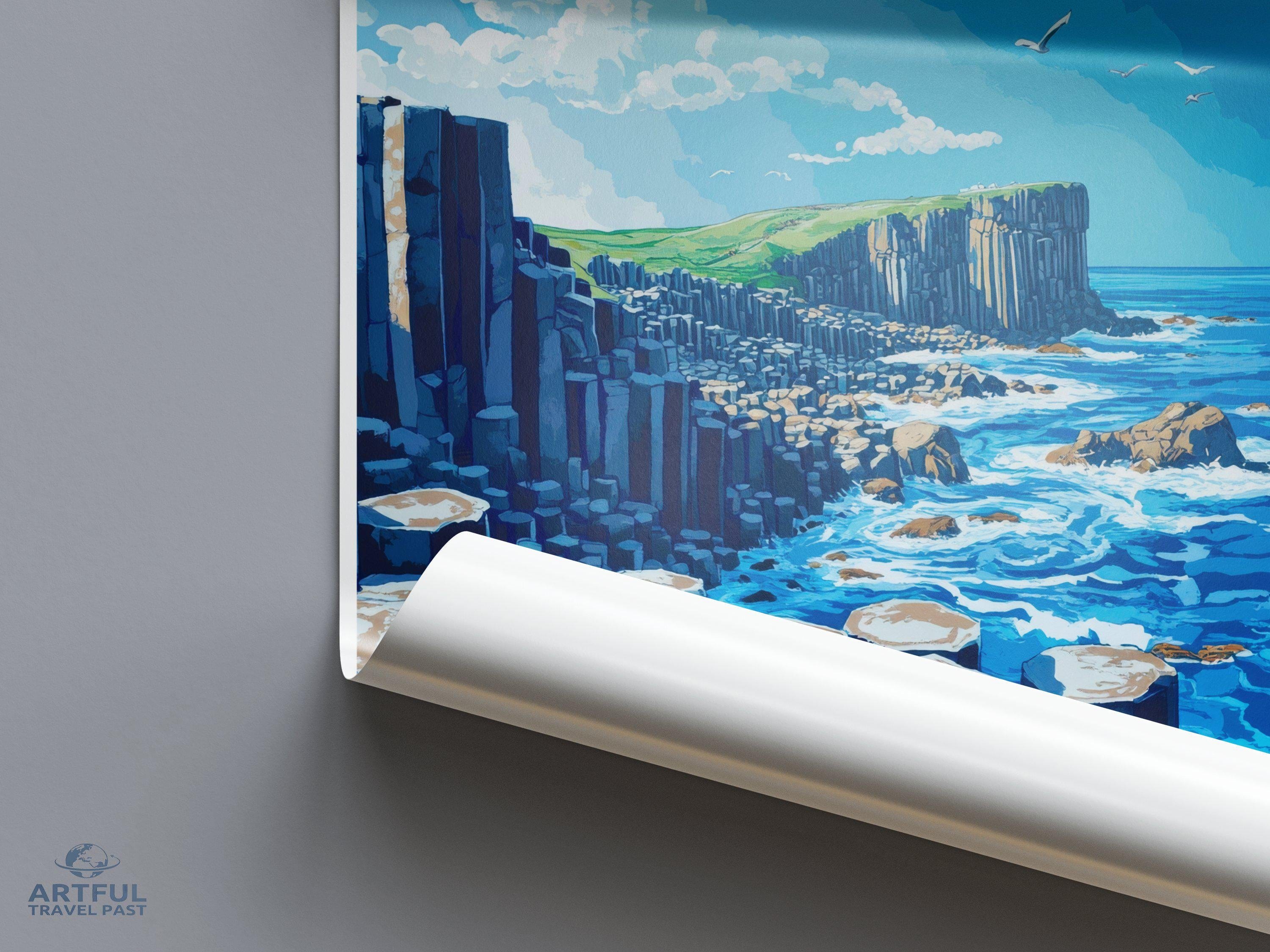 Giant’s Causeway Poster | Northern Ireland Wall Art
