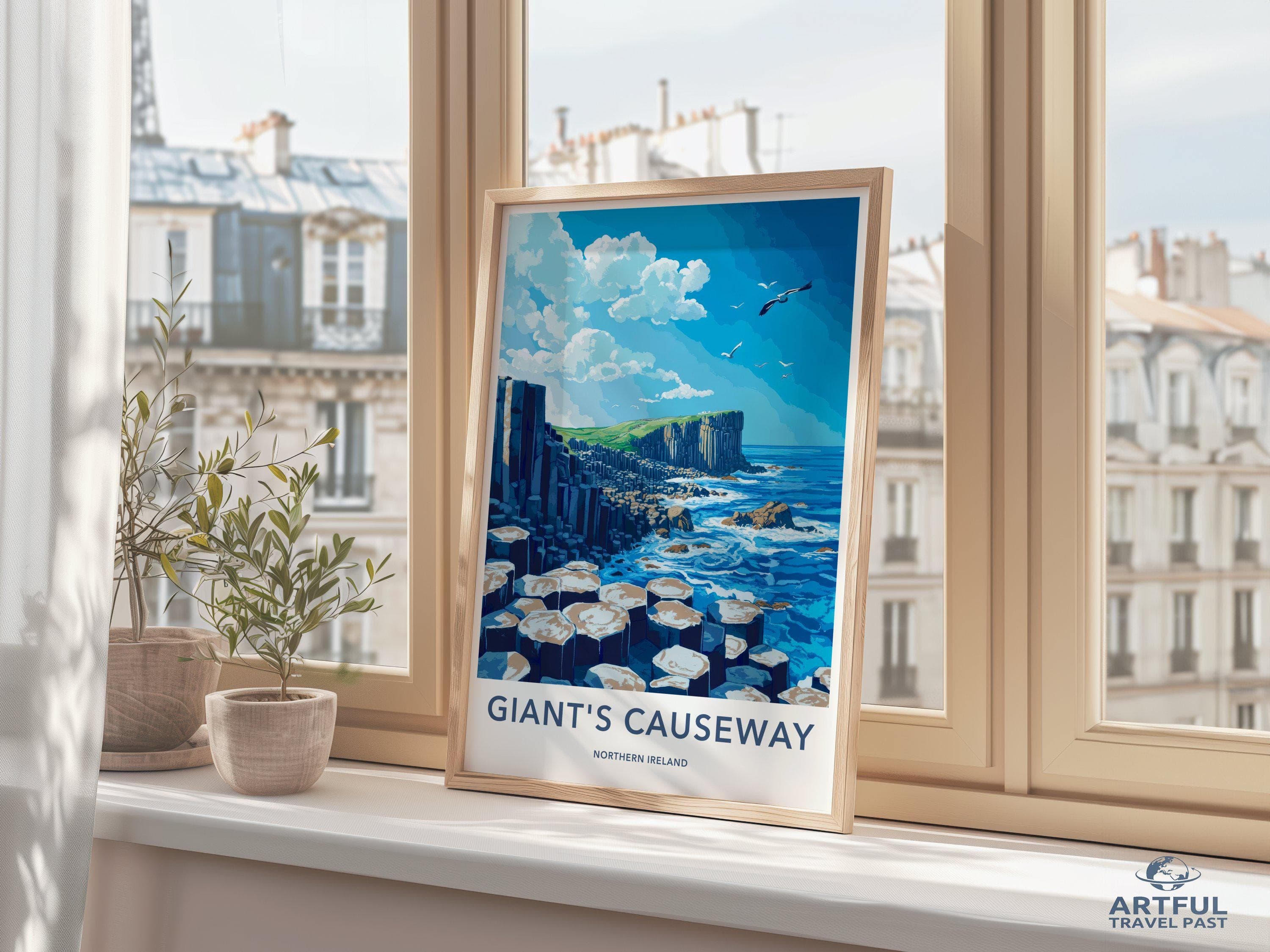 Giant’s Causeway Poster | Northern Ireland Wall Art