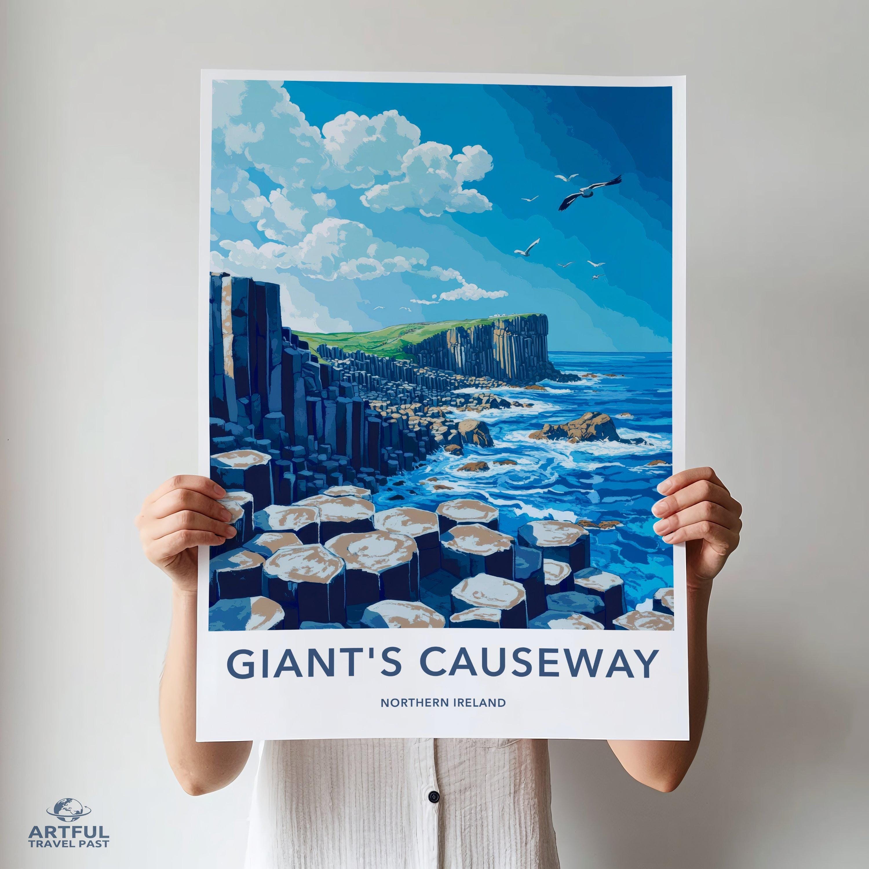 Giant’s Causeway Poster | Northern Ireland Wall Art