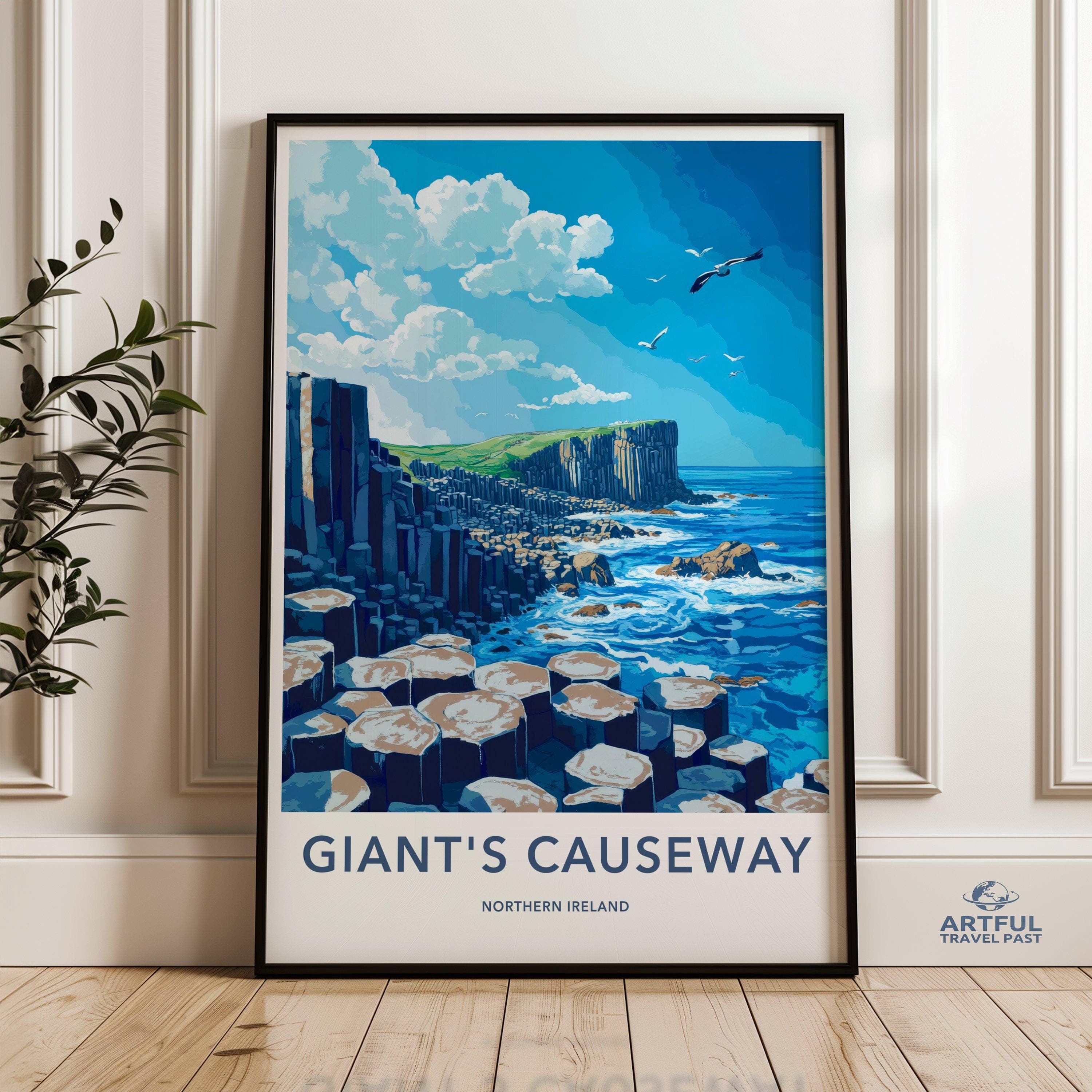 Giant’s Causeway Poster | Northern Ireland Wall Art