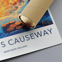 Giant’s Causeway Poster | Northern Ireland Wall Art