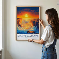 Giant’s Causeway Poster | Northern Ireland Wall Art