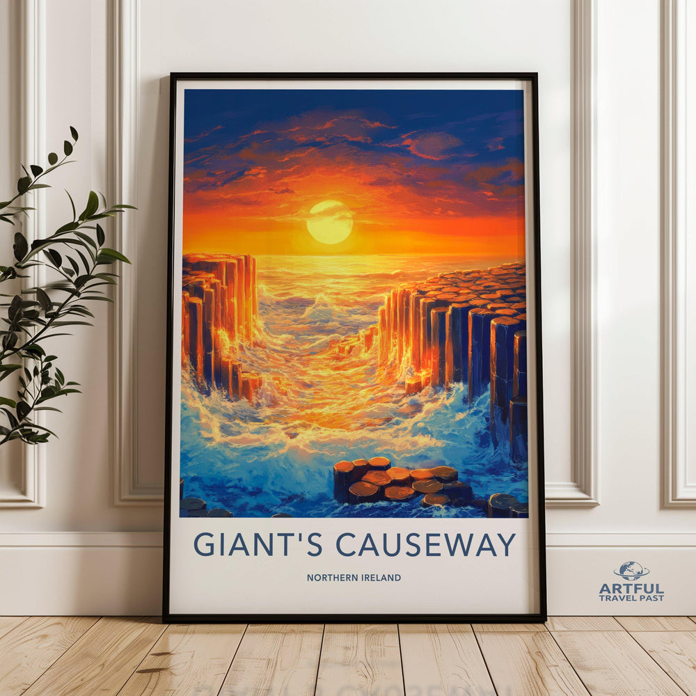 Giant’s Causeway Poster | Northern Ireland Wall Art
