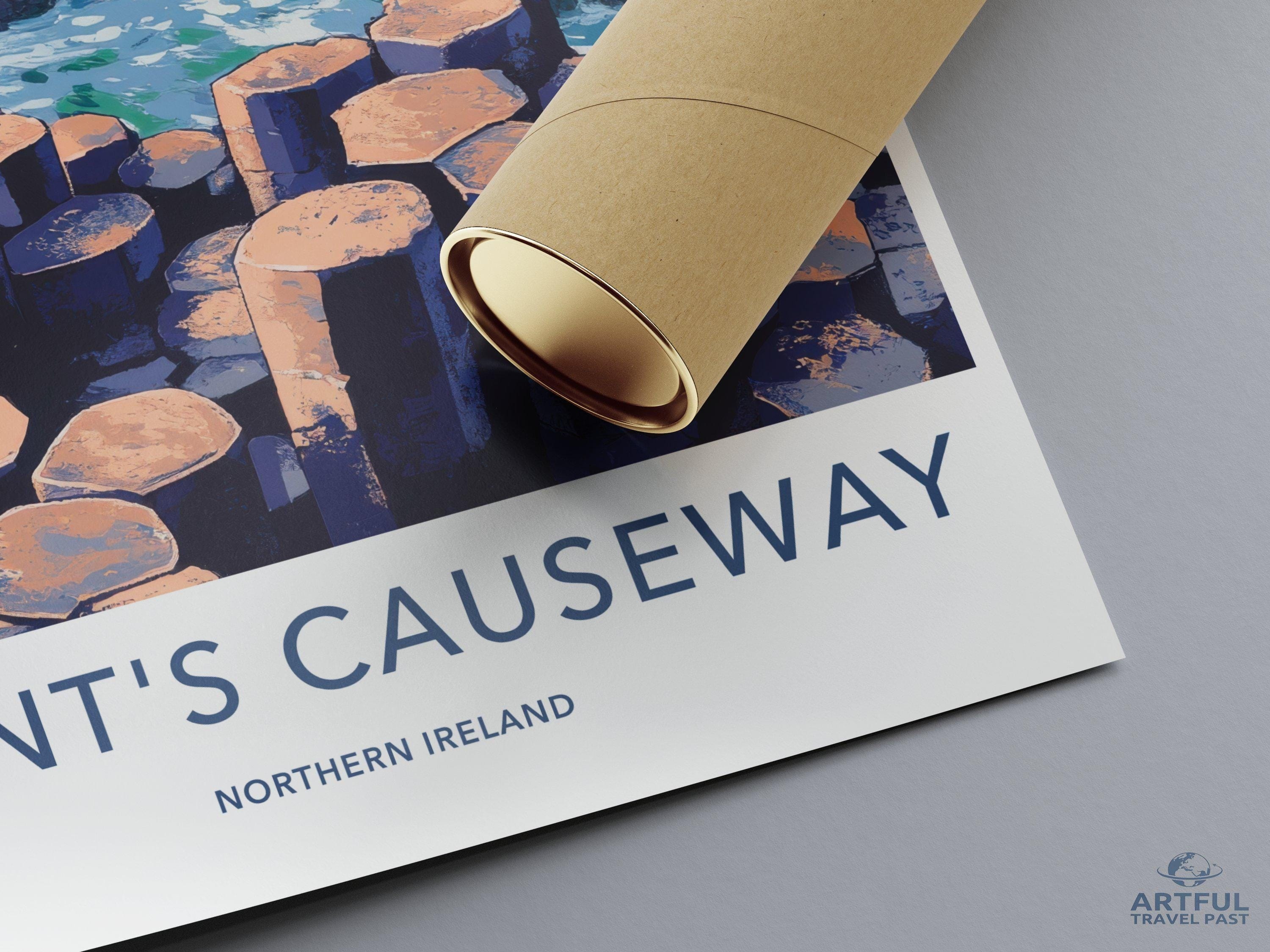 Giant’s Causeway Poster | Northern Ireland Wall Art