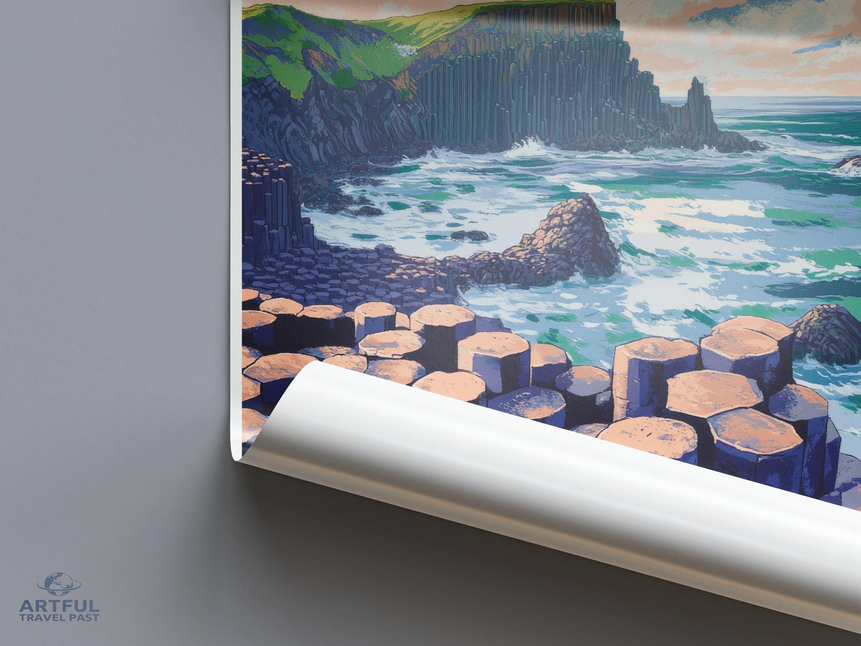 Giant’s Causeway Poster | Northern Ireland Wall Art
