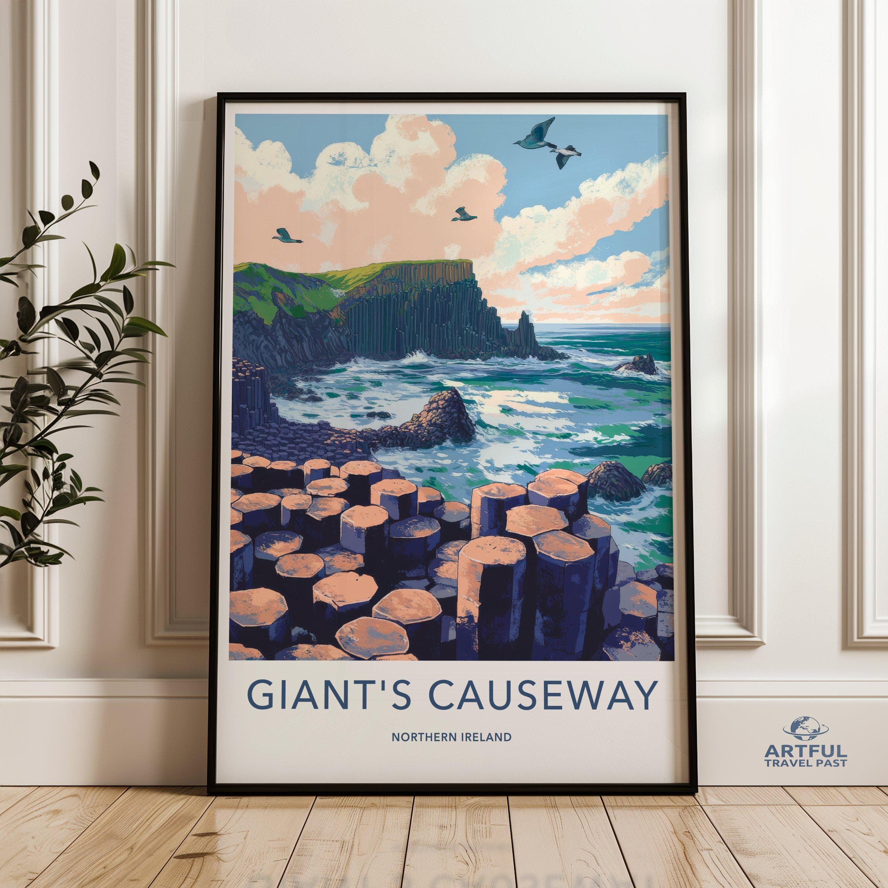Giant’s Causeway Poster | Northern Ireland Wall Art