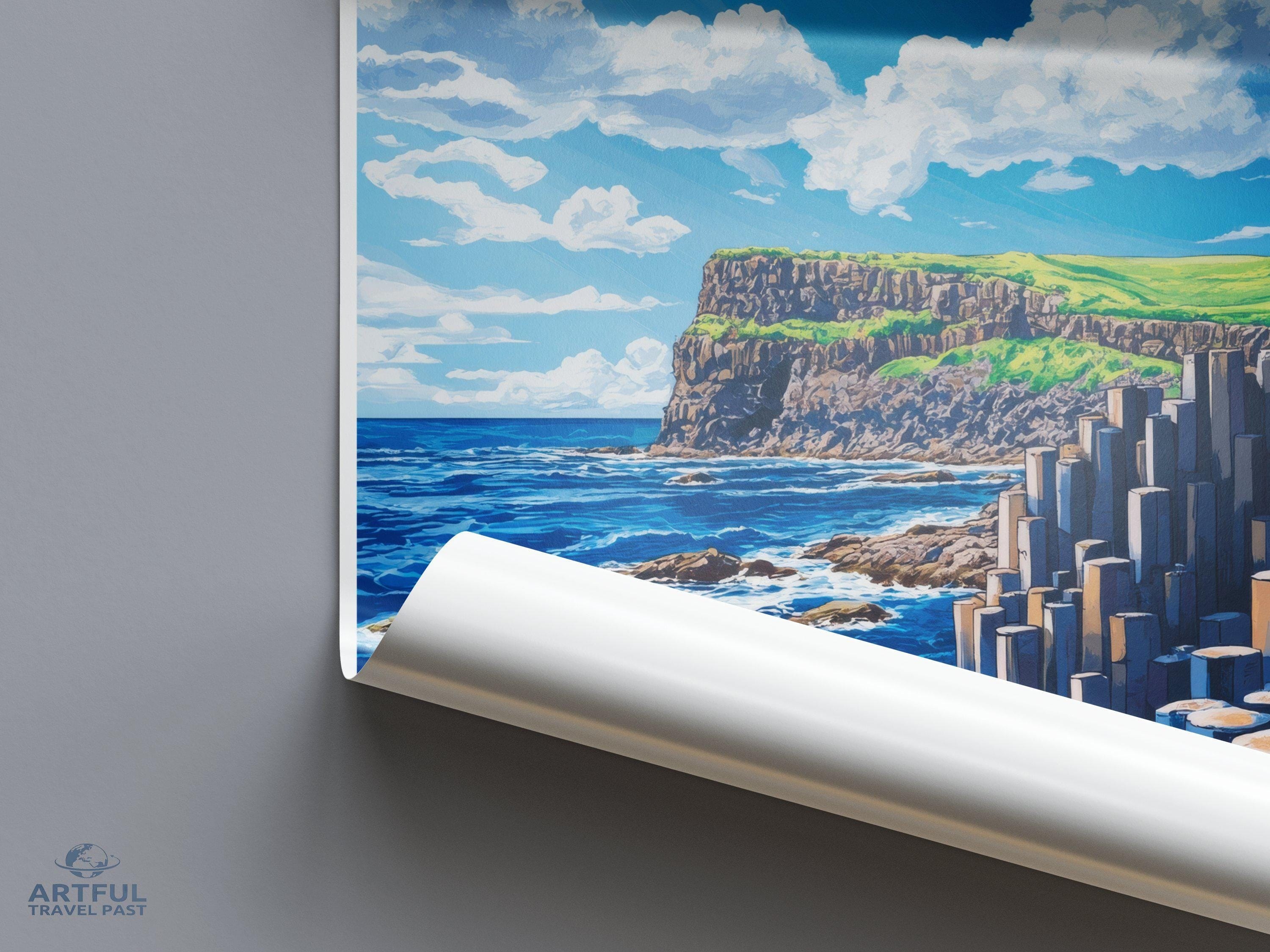 Giant’s Causeway Poster | Northern Ireland Wall Art