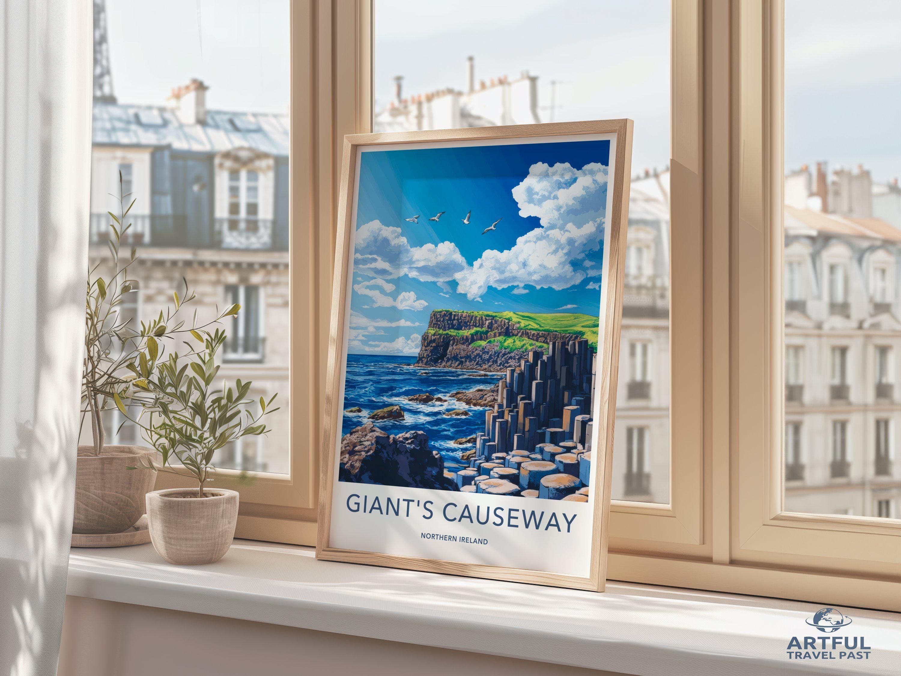 Giant’s Causeway Poster | Northern Ireland Wall Art