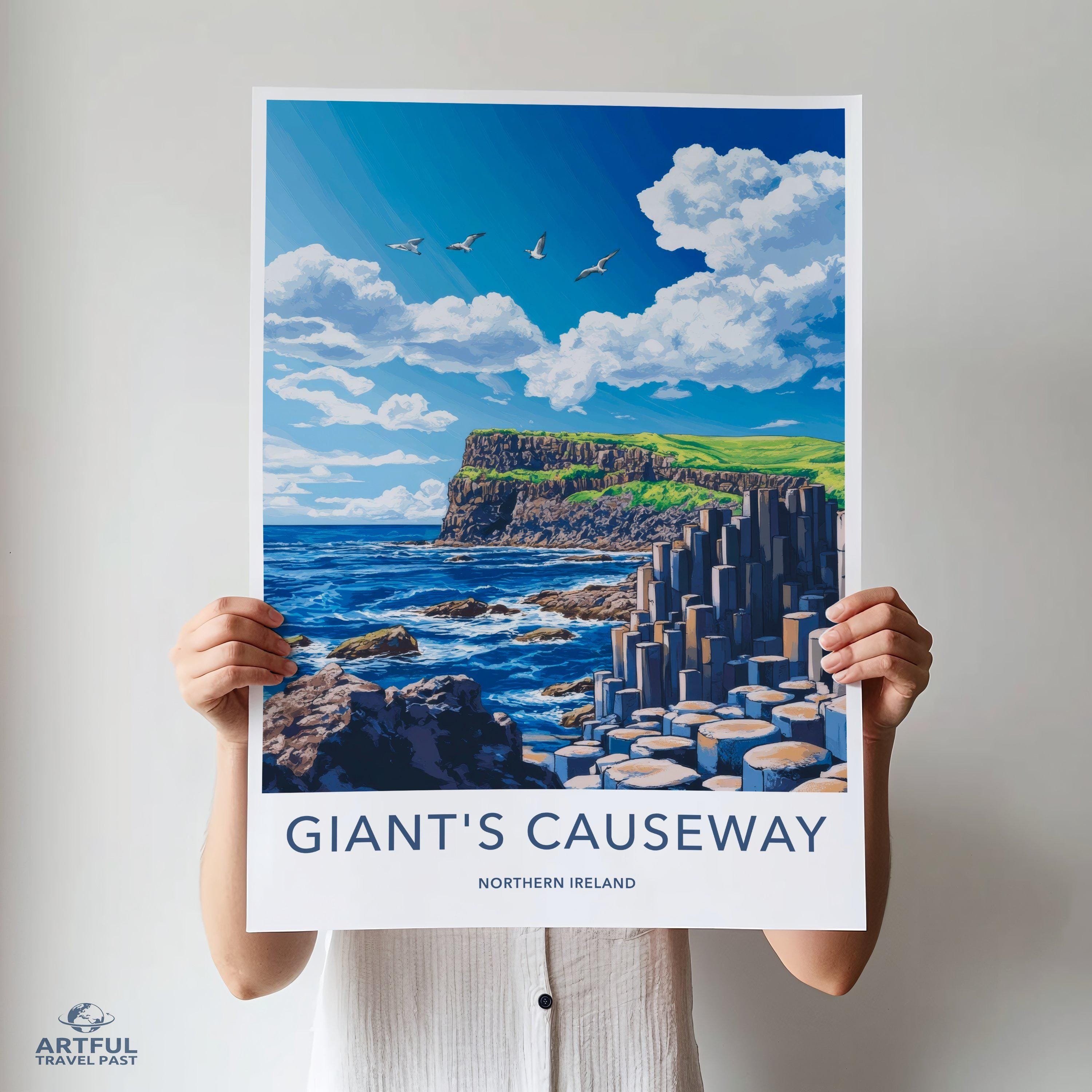 Giant’s Causeway Poster | Northern Ireland Wall Art