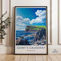 Giant’s Causeway Poster | Northern Ireland Wall Art