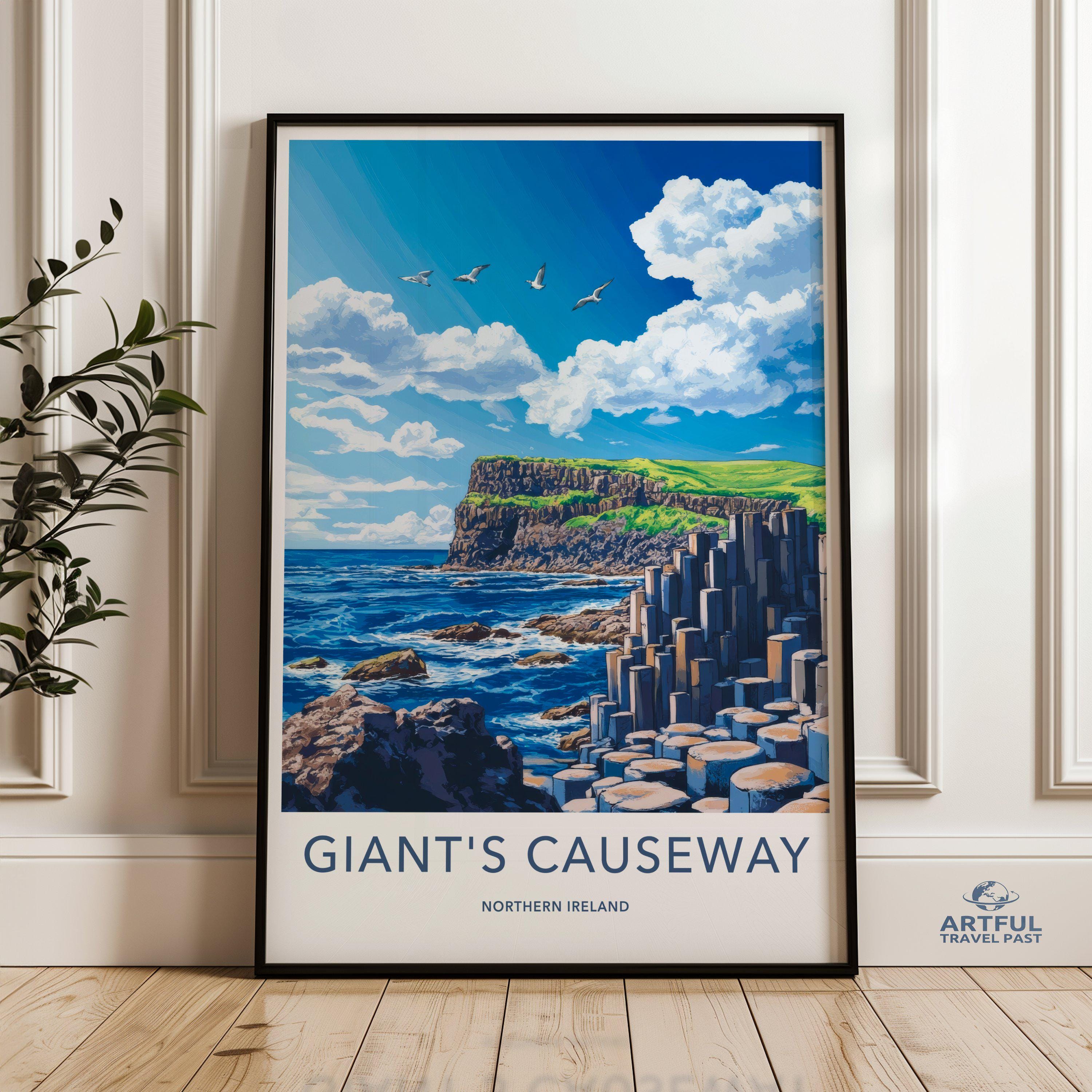 Giant’s Causeway Poster | Northern Ireland Wall Art