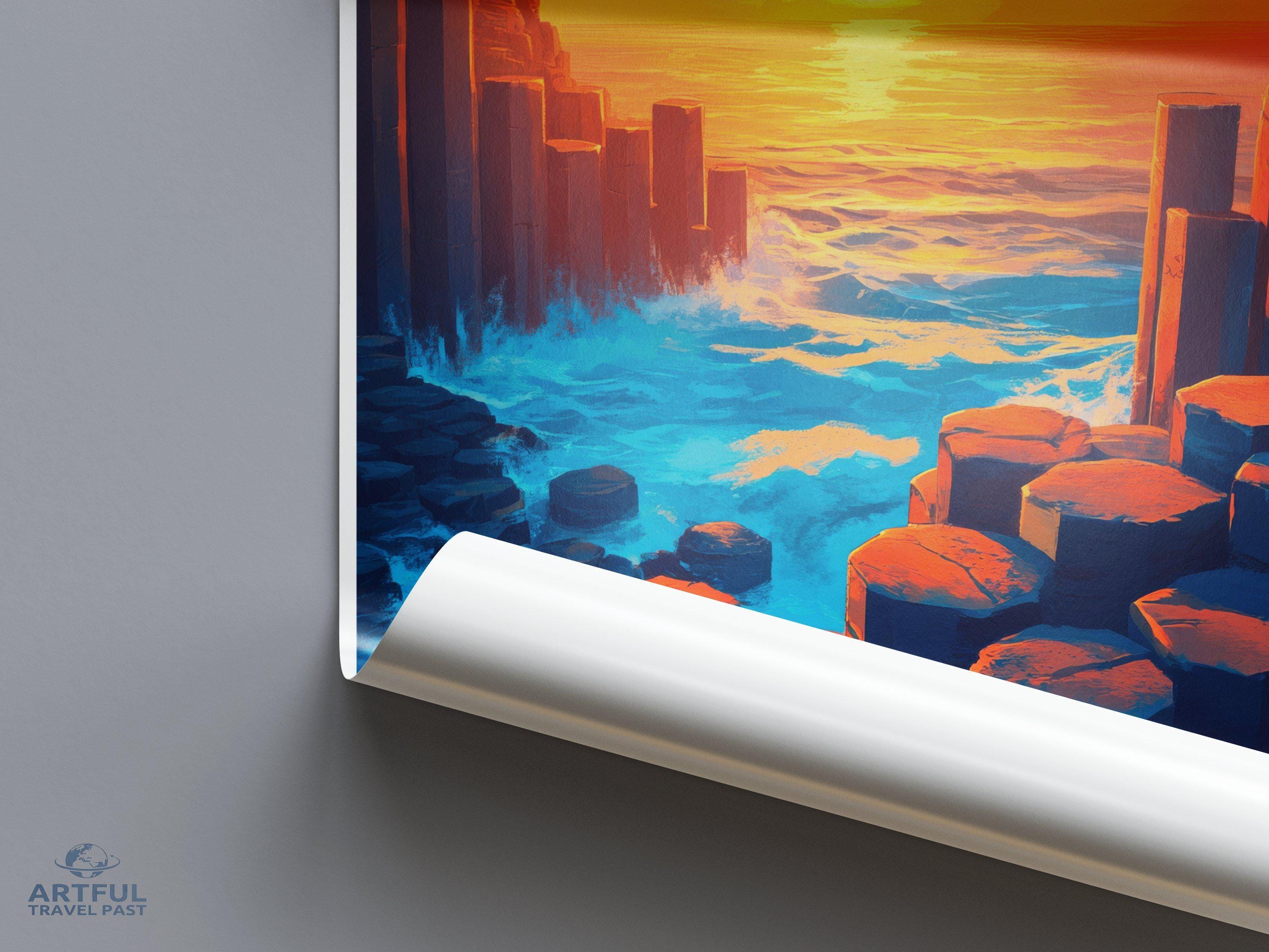 Giant’s Causeway Poster | Northern Ireland Wall Art