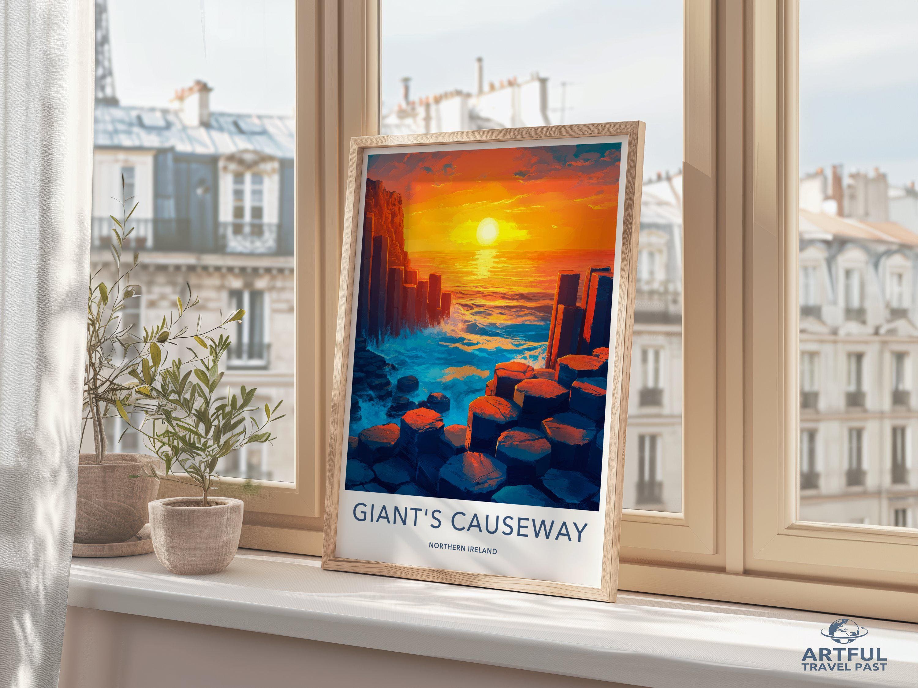 Giant’s Causeway Poster | Northern Ireland Wall Art