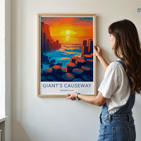 Giant’s Causeway Poster | Northern Ireland Wall Art