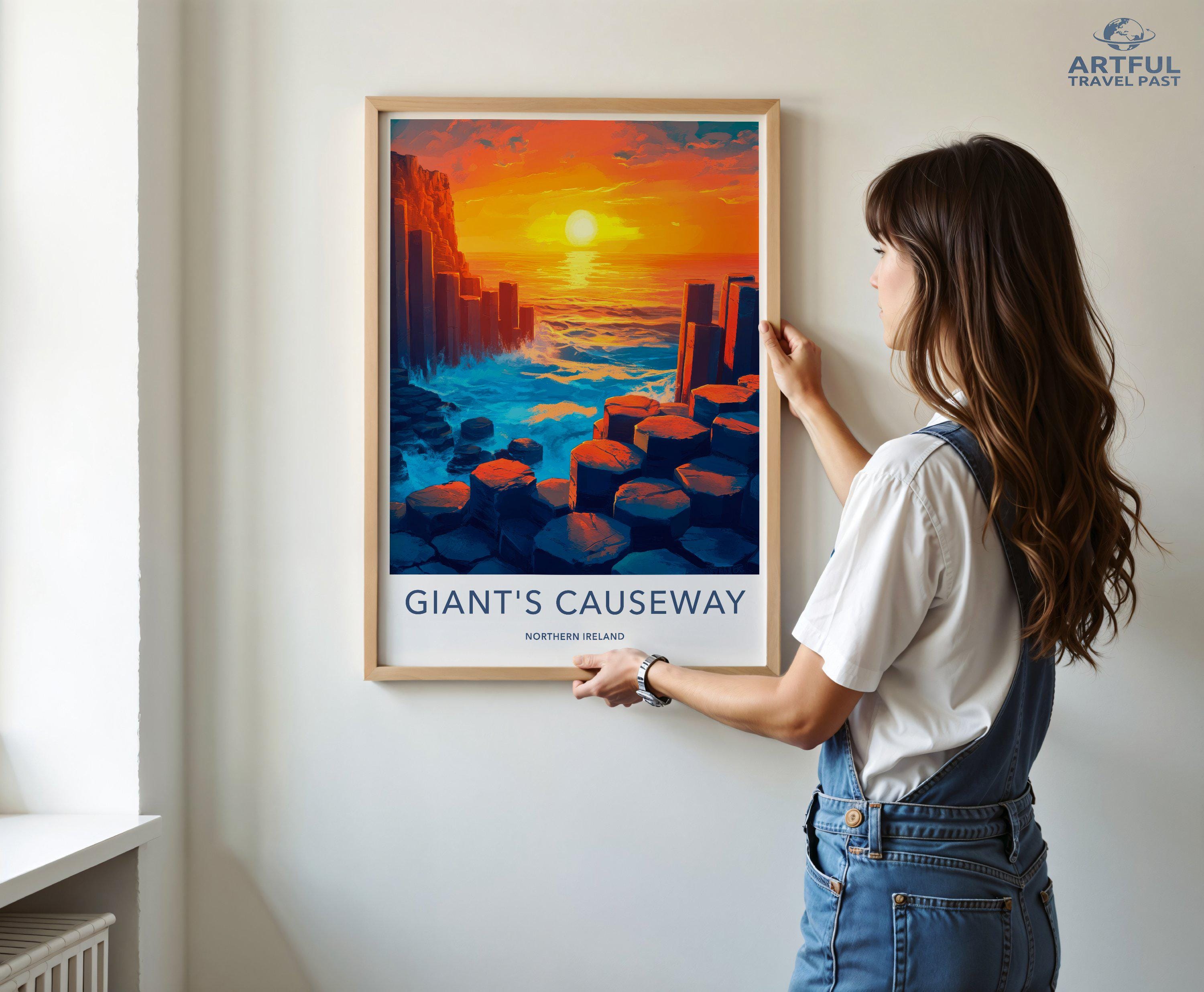 Giant’s Causeway Poster | Northern Ireland Wall Art