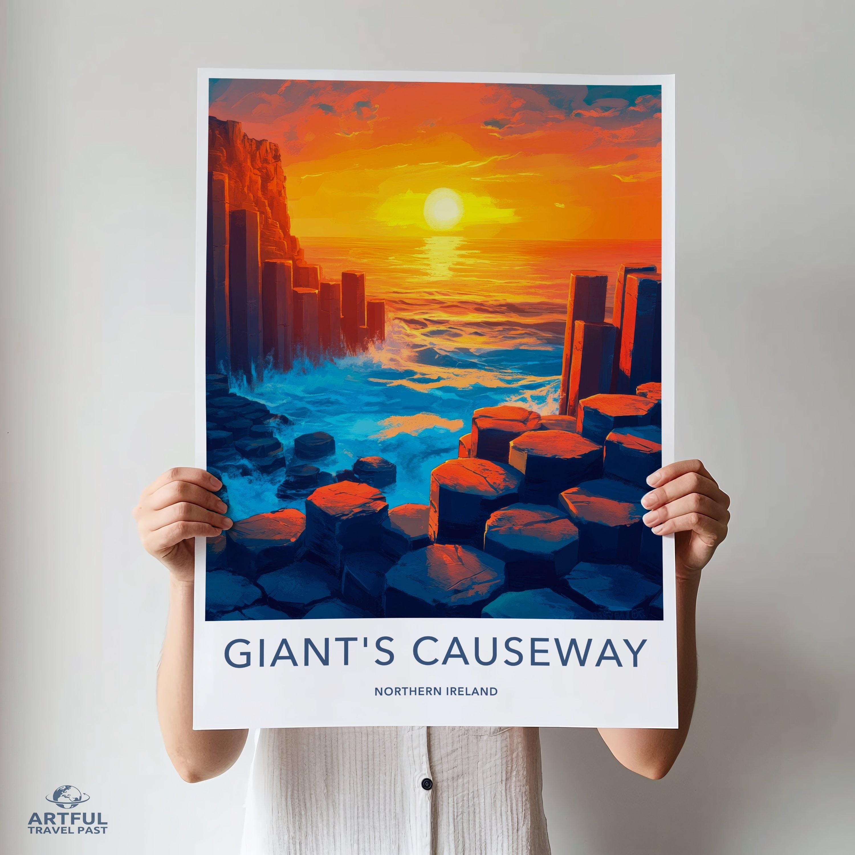 Giant’s Causeway Poster | Northern Ireland Wall Art