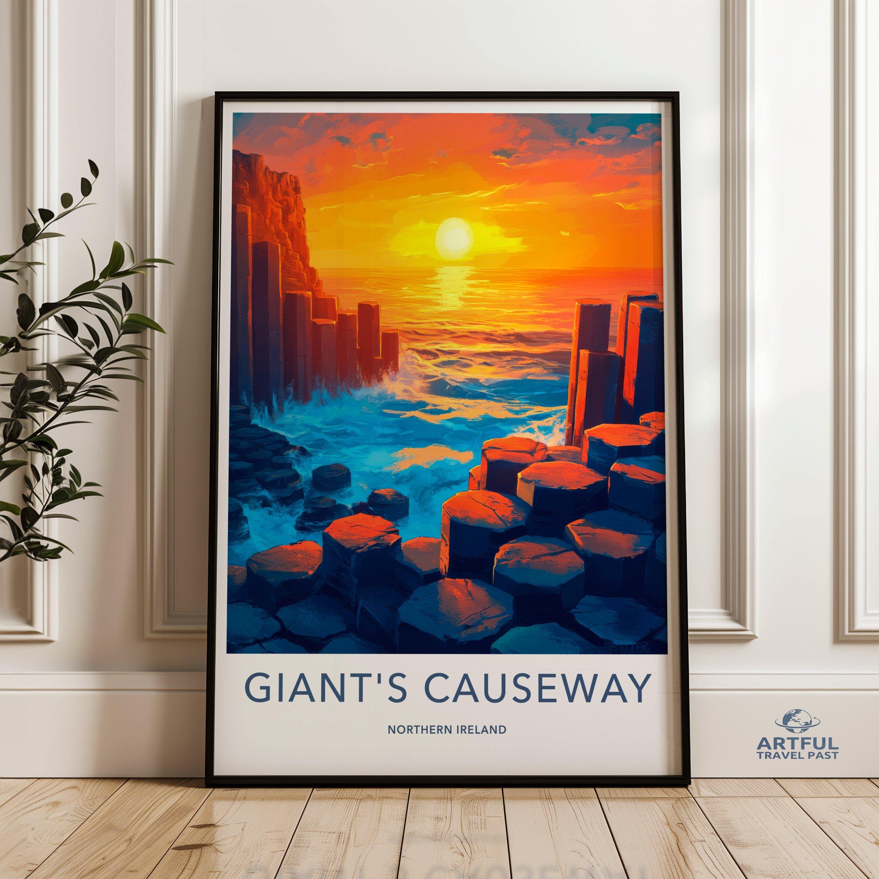 Giant’s Causeway Poster | Northern Ireland Wall Art