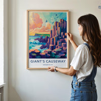 Giant’s Causeway Poster | Northern Ireland Wall Art