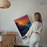 Giant’s Causeway Poster | Northern Ireland Wall Art