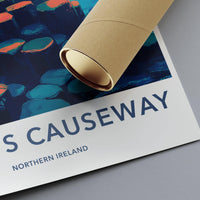 Giant’s Causeway Poster | Northern Ireland Wall Art