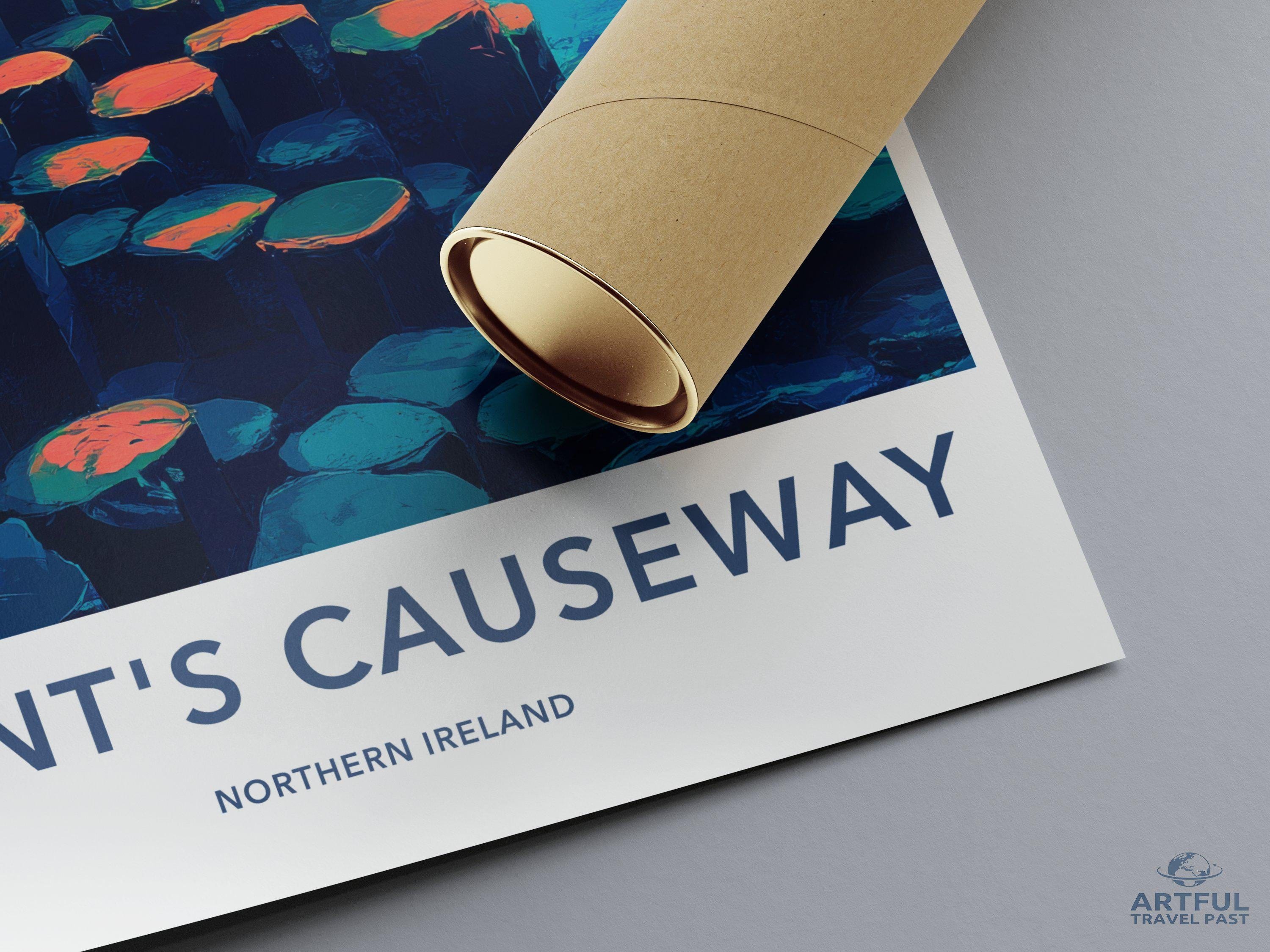 Giant’s Causeway Poster | Northern Ireland Wall Art