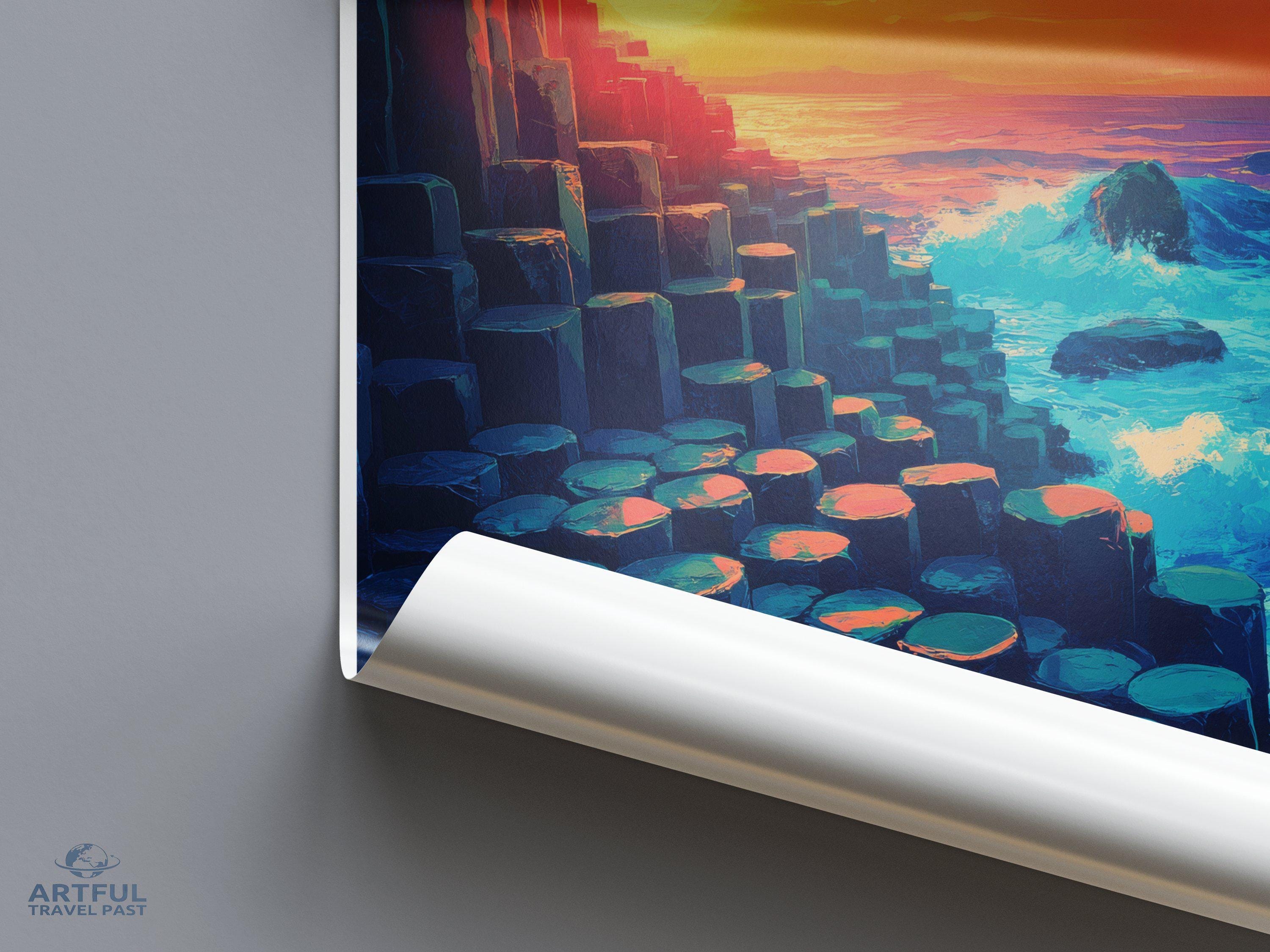 Giant’s Causeway Poster | Northern Ireland Wall Art