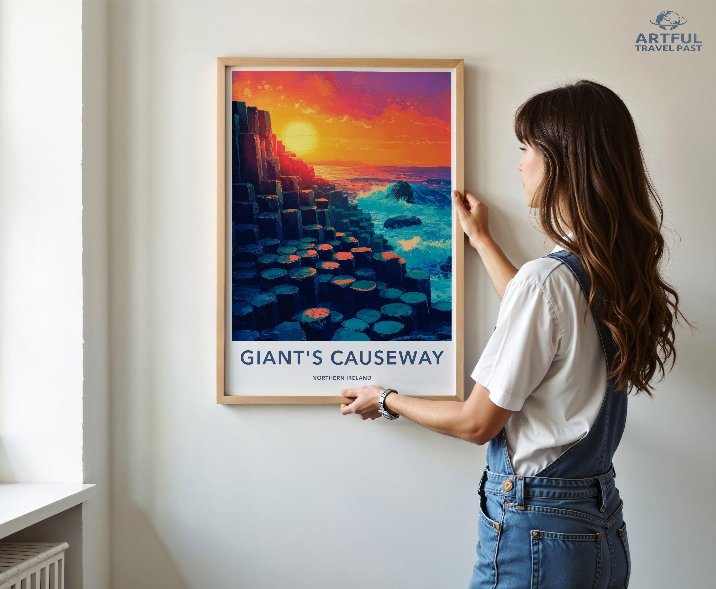 Giant’s Causeway Poster | Northern Ireland Wall Art