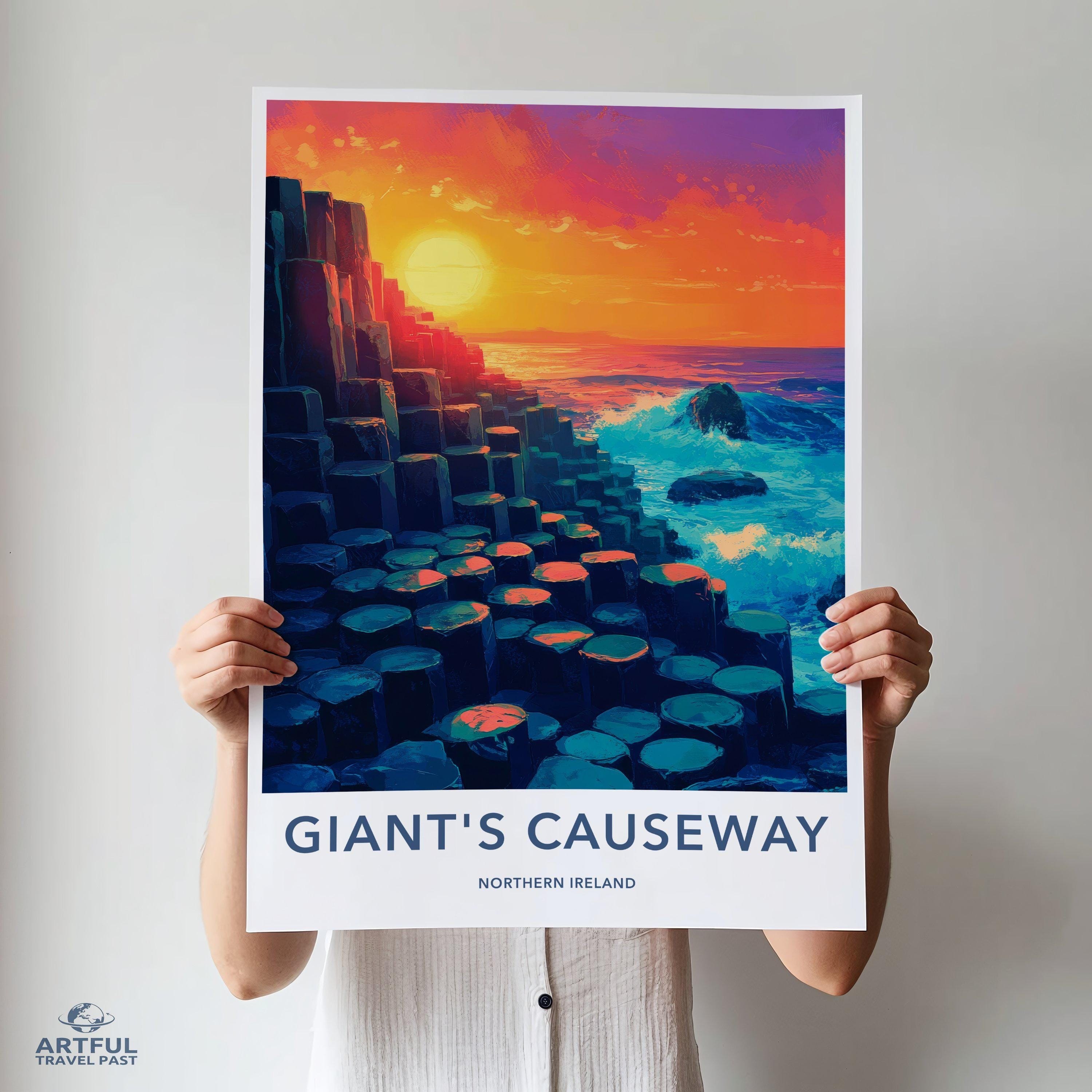 Giant’s Causeway Poster | Northern Ireland Wall Art