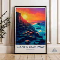 Giant’s Causeway Poster | Northern Ireland Wall Art