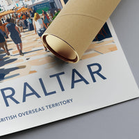 Gibraltar Poster | Gibraltar Wall Art | UK Decor