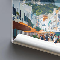Gibraltar Poster | Gibraltar Wall Art | UK Decor
