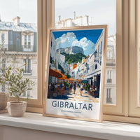 Gibraltar Poster | Gibraltar Wall Art | UK Decor