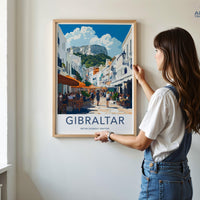 Gibraltar Poster | Gibraltar Wall Art | UK Decor