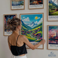Gimmelwald Poster - Switzerland Wall Art