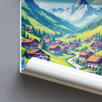 Gimmelwald Poster - Switzerland Wall Art