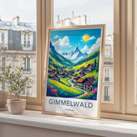 Gimmelwald Poster - Switzerland Wall Art