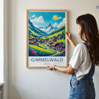 Gimmelwald Poster - Switzerland Wall Art