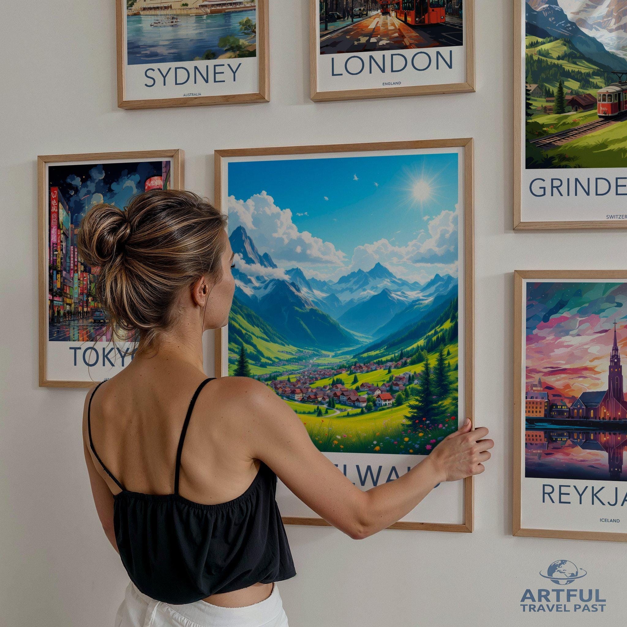Gimmelwald Poster - Switzerland Wall Art