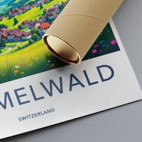 Gimmelwald Poster - Switzerland Wall Art