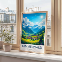 Gimmelwald Poster - Switzerland Wall Art