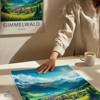 Gimmelwald Poster - Switzerland Wall Art
