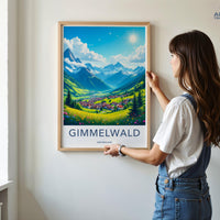 Gimmelwald Poster - Switzerland Wall Art