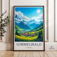 Gimmelwald Poster - Switzerland Wall Art