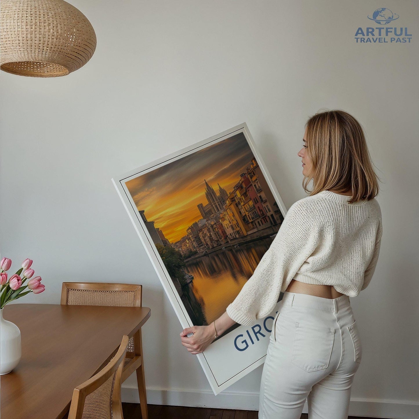 Girona Poster - Spain Wall Art