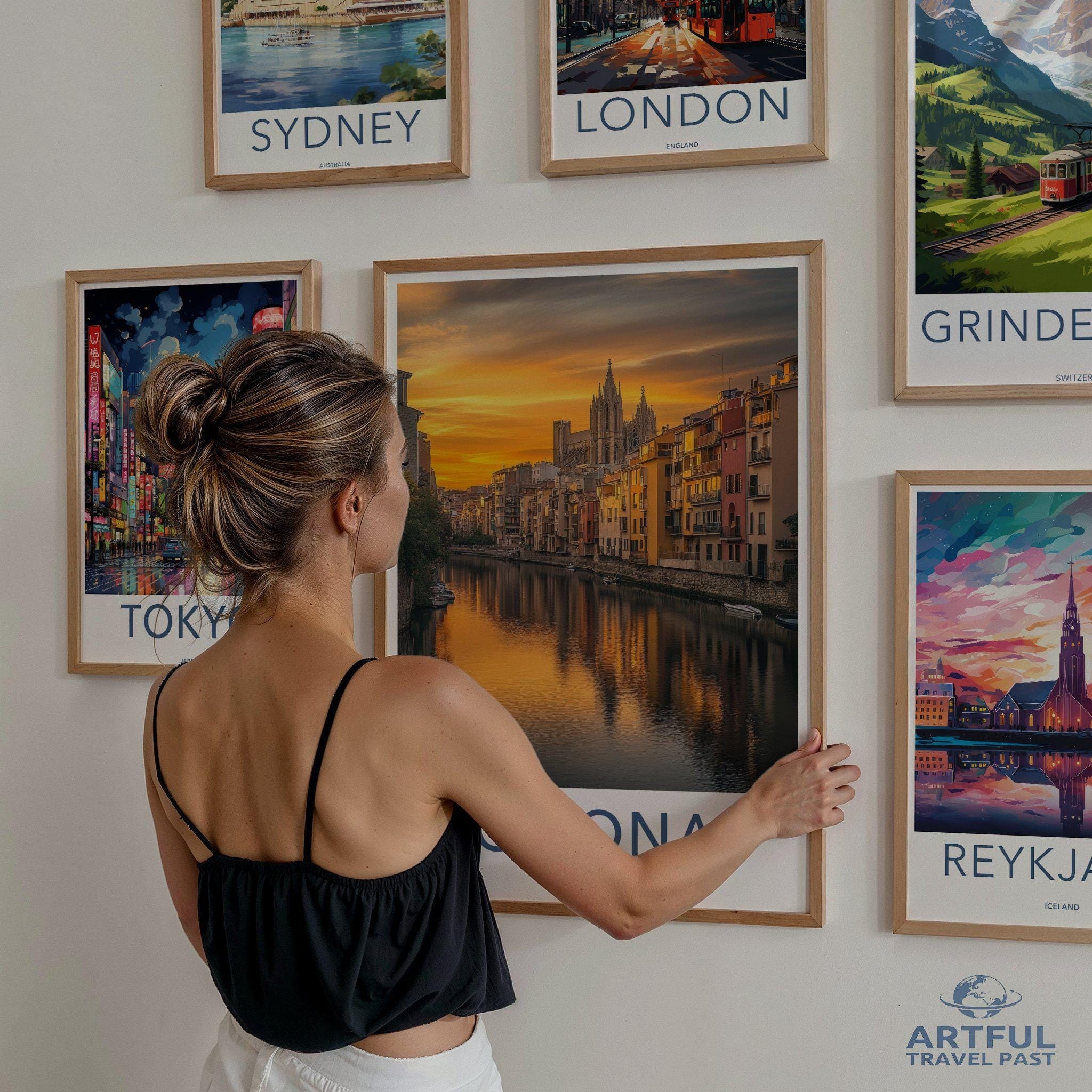 Girona Poster - Spain Wall Art