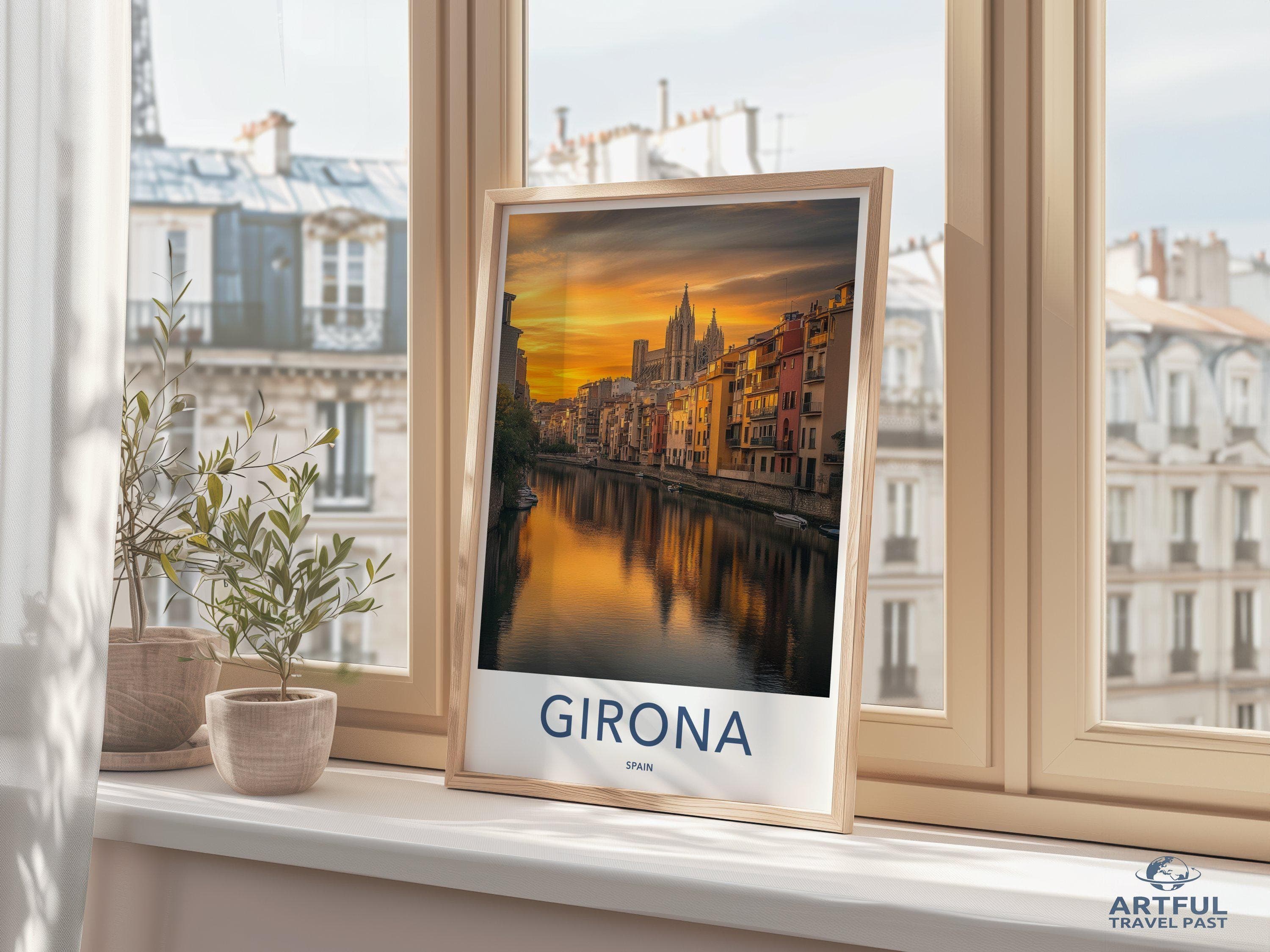 Girona Poster - Spain Wall Art